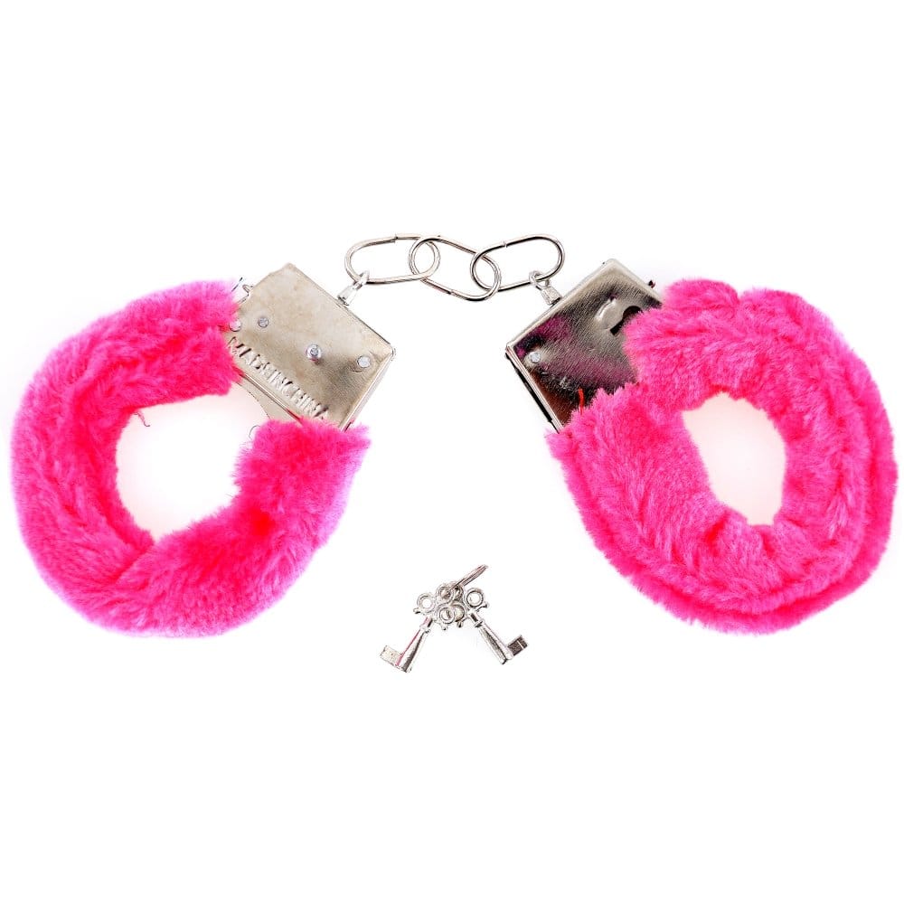 Fetish Store Fluffy Handboeien Roze