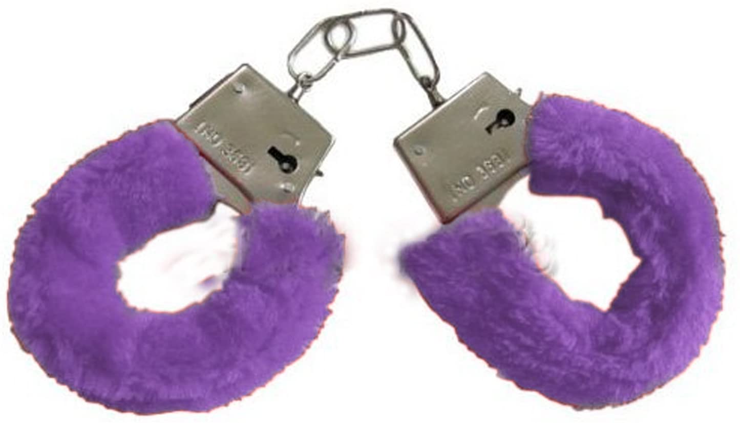 Fetish Store Fluffy Handboeien Paars