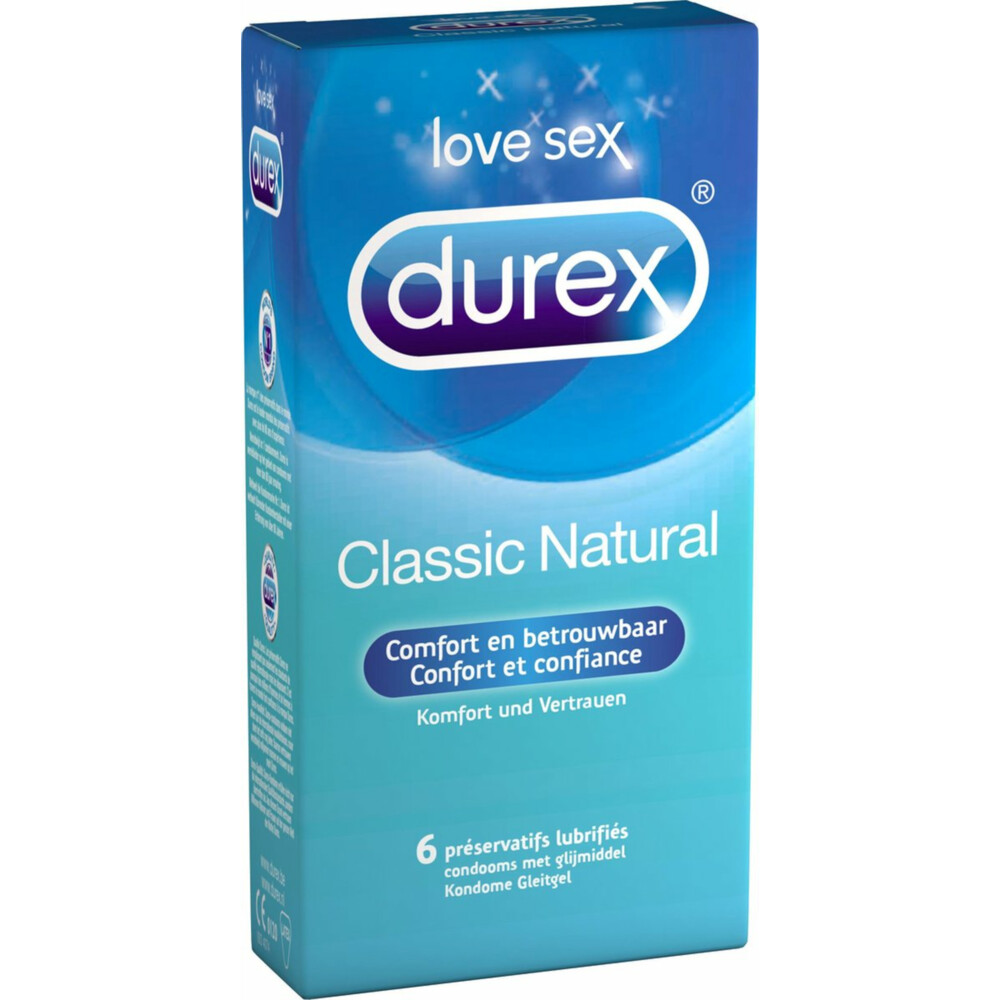 DUREX CLASSIC NATURAL - 6 PACK