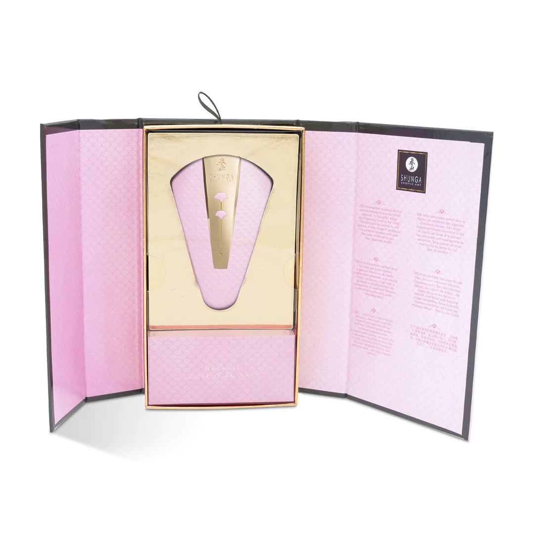 Shunga Obi Clitoris Stimulator Light Pink