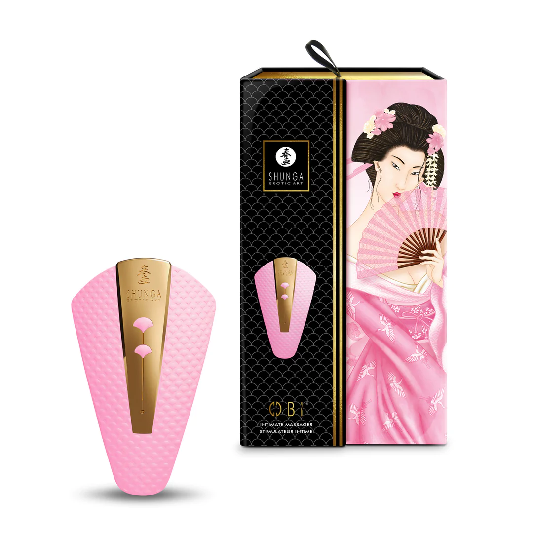 Shunga Obi Clitoris Stimulator Light Pink