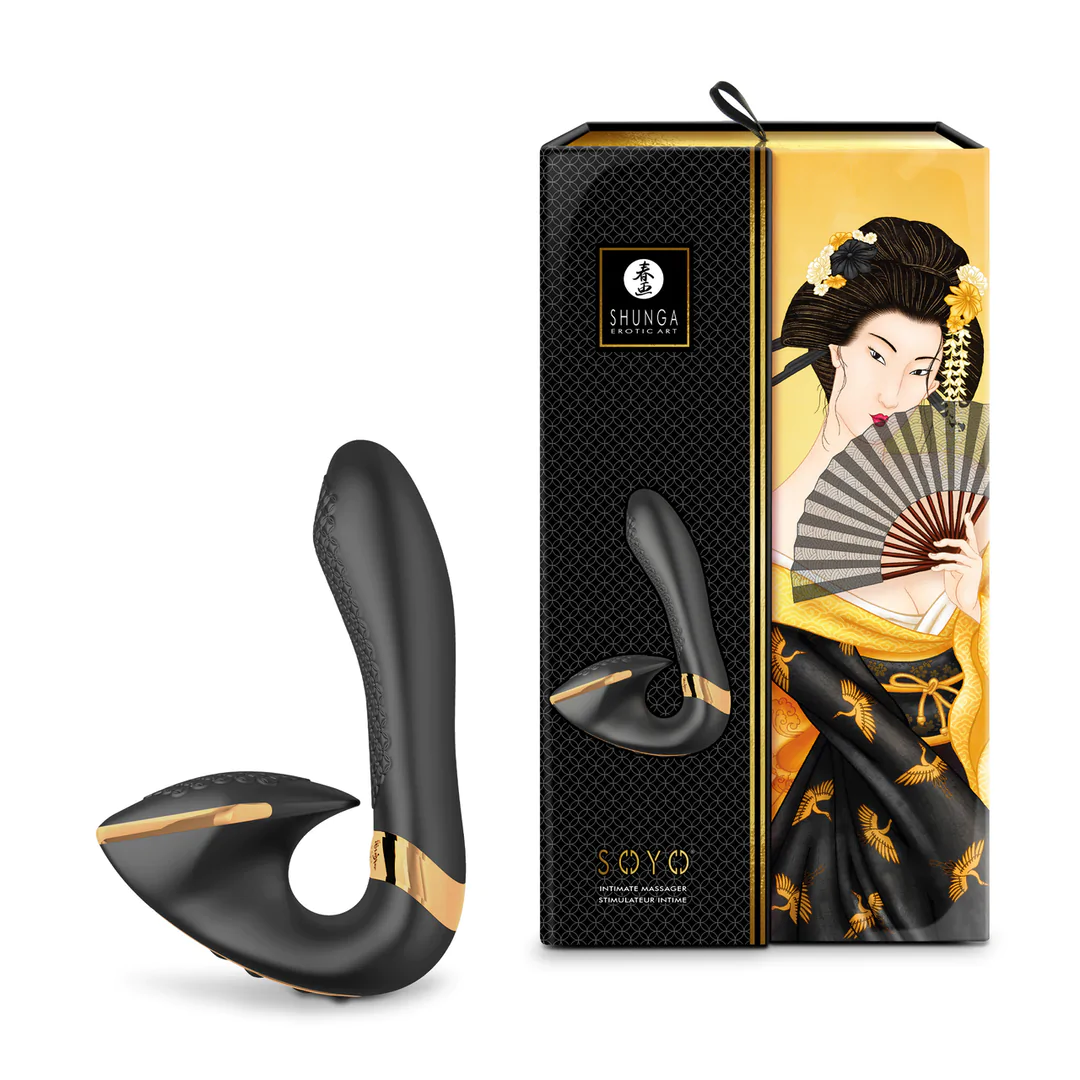 Shunga Soyo G-Spot Vibrator Black