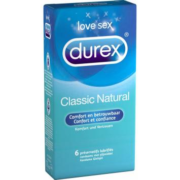 DUREX CLASSIC NATURAL - 6 PACK